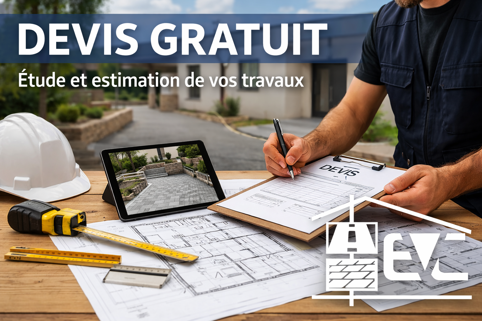 Devis Gratuit Pavage Dallage Terrasse Enrobé Essonne – EVC Valente Choupeiro