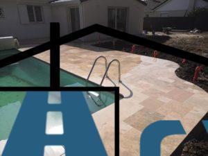 Dallage en travertin