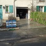 Pavage en Grès joints